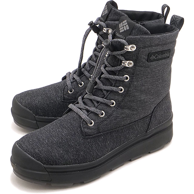 コロンビア Columbia ブーツ サップランド フォー ウォータープルーフ オムニヒートインフィニティ [YU9626-011 FW26] SAPLAND IV WP OMNI-HEAT INFINITY ユニセックスウィンターブーツ ショート丈 防水 ビブラムソール 黒 Shark