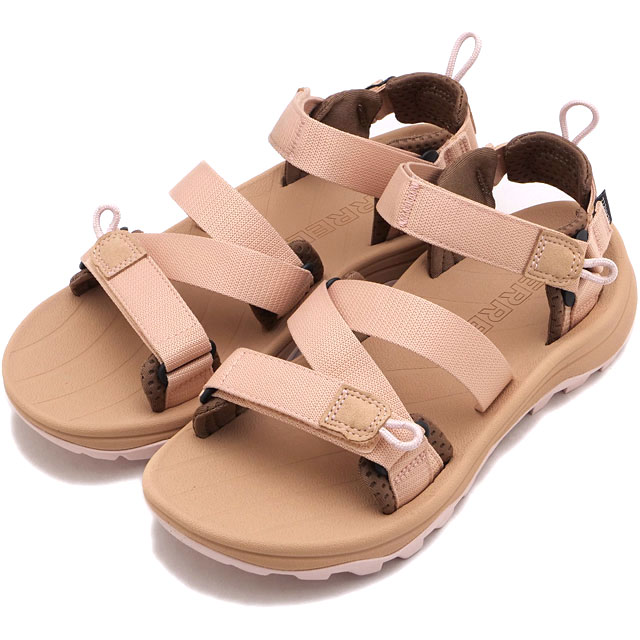 メレル MERRELL サンダル レディース スピードフュージョンスポーツリミックス [J008120] W SPEED FUSION SPORT RMX ウィメンズスポーツサンダル タン ローズ TAN-ROSE