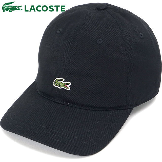 ラコステ LACOSTE フロントワニロゴツイルキャップ [RK7390-99-031