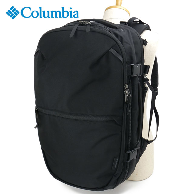 コロンビア Columbia タイガーブルック40Lトラベルバックパック [PU7261-010 FW26] Tyger Brook 40L Travel Backpack ユニセックスリュック デイパック 旅行 黒 Black
