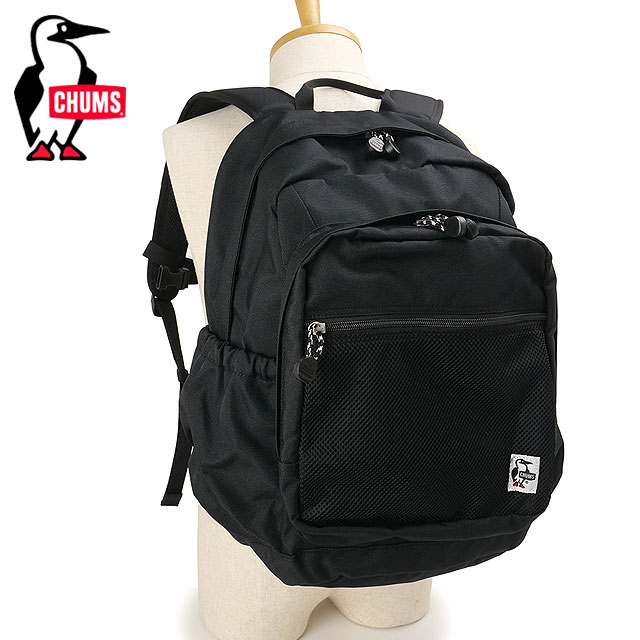 チャムス CHUMS リサイクルアウトリンクデイパック [CH60-4183 FW26] 34L Recycle Outlink Day Pack ユニセックスリュック バックパック 通勤通学 黒 Black