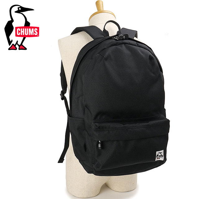 チャムス CHUMS リサイクルハリケーンデイパック [CH60-4182 FW26] 27L Recycle Hurricane Day Pack ユニセックスリュック バックパック 通勤通学 黒 Black