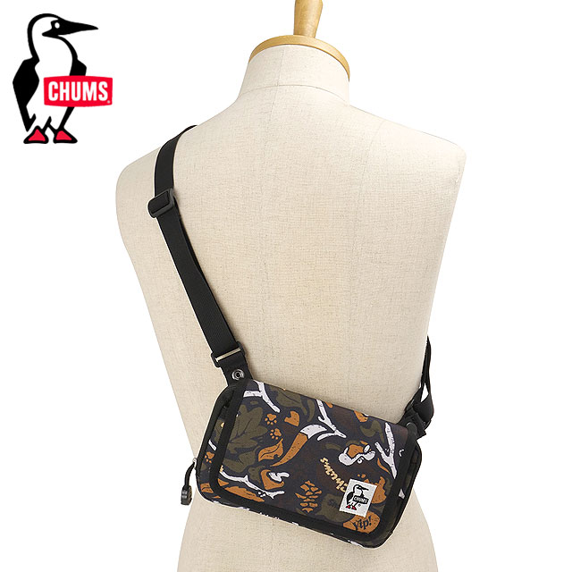 チャムス CHUMS リサイクルウォレットショルダーポーチ [CH60-4094 FW26] Recycle Wallet Shoulder Pouch ユニセックスワンショルダー 小物入れ バッグインバッグ カーキグリーン Forest
