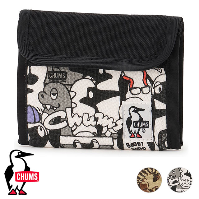 チャムス CHUMS トリフォルドウォレットスウェットナイロン [CH60-3612 FW26] Trifold Wallet Sweat Nylon 小物 三つ折り財布 キーケース 【メール便配送】