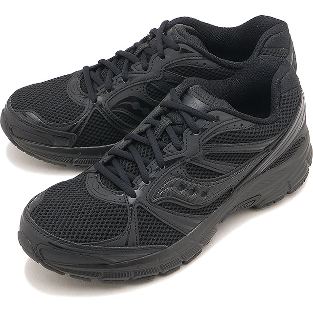 サッカニー Saucony スニーカー メンズ グリッドレガシー [S101836-1001 FW26] GRID LEGACY ユニセックスシューズ ランニング ブラック BLACK/BLACK