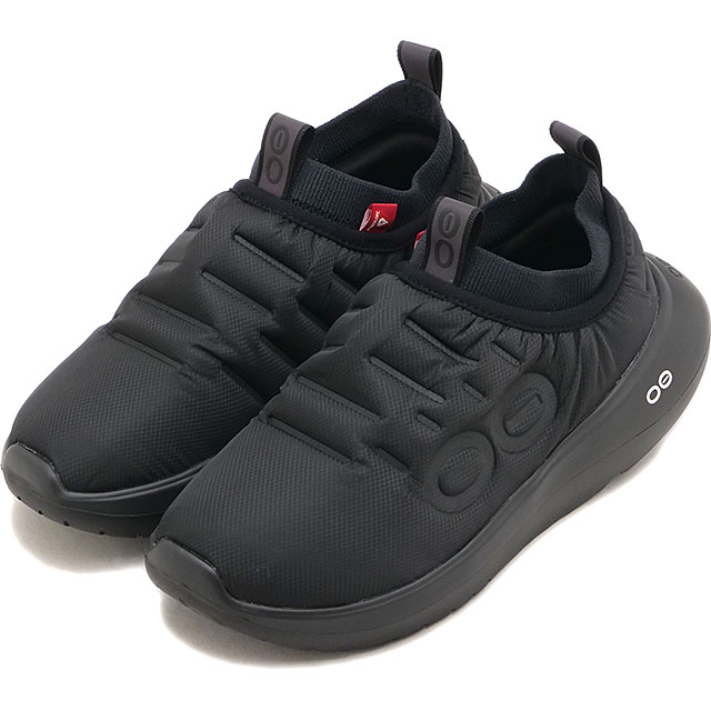 【6か月保証】ウーフォス OOFOS レディース ウーマイ サーモ ゼン [2001160052262 FW26] Women's OOmy Thermo Zen ウィメンズ リカバリーシューズ 中綿 プリマロフト 防寒 軽量 秋冬 黒 Black/Black