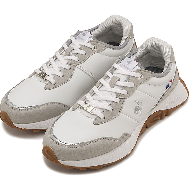 ルコック スポルティフ le coq sportif スニーカー レディース LCS マルゴー [LU6FSN03LZ FW26] LCS MARGAUX幅広設計 ウォーキングシューズ 軽量 クッション 日常使い WHSL ホワイト/シルバー