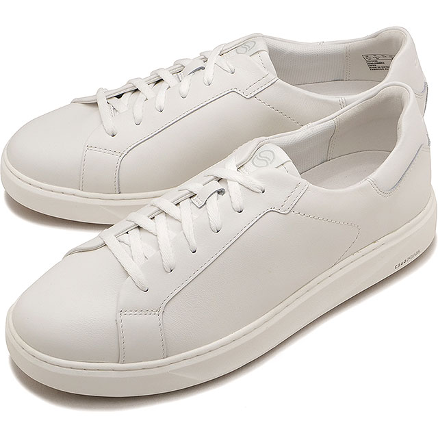 クラークス Clarks スニーカー メンズ コードCレース [26320124 FW26] Code C Laceカジュアル ローカット レザーシューズ 白 White-Leather