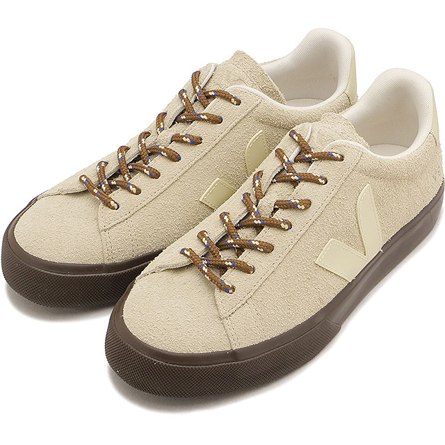 ヴェジャ VEJA スニーカー レディース カンポ スエード [CP0321851 FW26] CAMPO SUEDE ウィメンズシューズ レトロ カジュアル ベージュ ALMOND-PIERRE