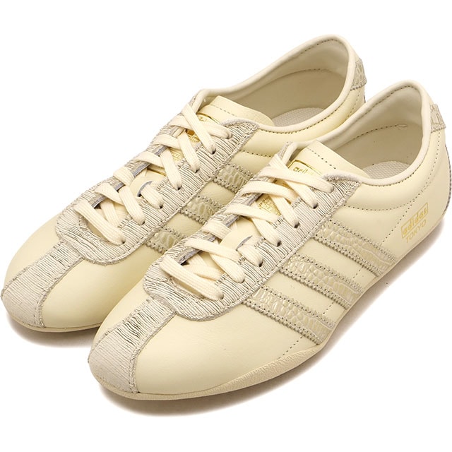 アディダス オリジナルス adidas Originals スニーカー レディース トーキョー ウィメンズ [KJ7551 FW26] TOKYO W ローカット カジュアル シンプル クリームホワイト/クリームホワイト/ゴールドメタリック