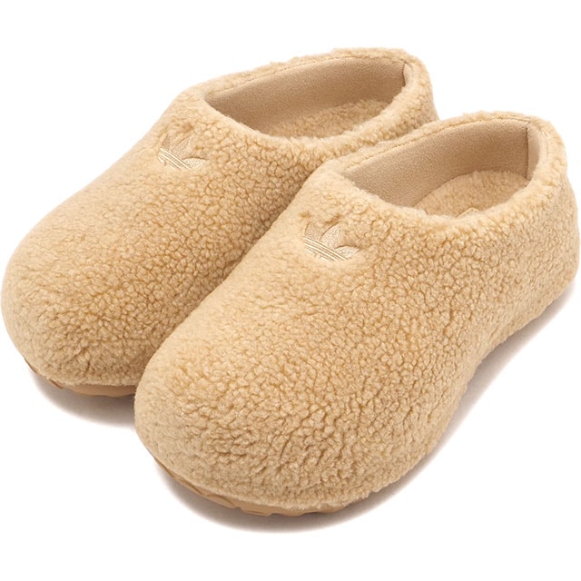 アディダス オリジナルス adidas Originals レディース アディフォーム スタン ミュール ウィメンズ [JR8825 FW26SPOT] ADIFOM STAN MULE W モコモコ ミュール クロッグ 秋冬 オフィス カジュアル マジックベージュ/マジックベージュ/アルミナ