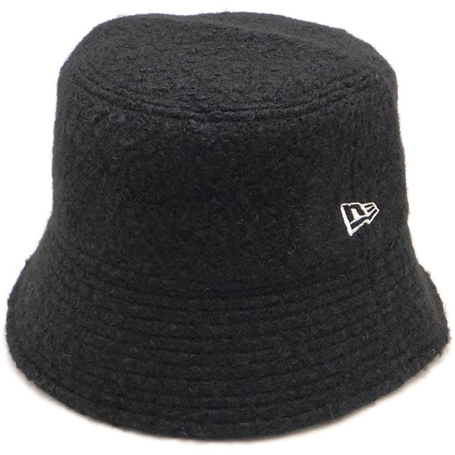 ニューエラ NEW ERA バケットハット01 SB ベーシックパイルニット [15136982 FW26] BUCKET-01 SB BASIC PILE KNIT BLK 帽子 秋冬 ストリート カジュアル ブラック