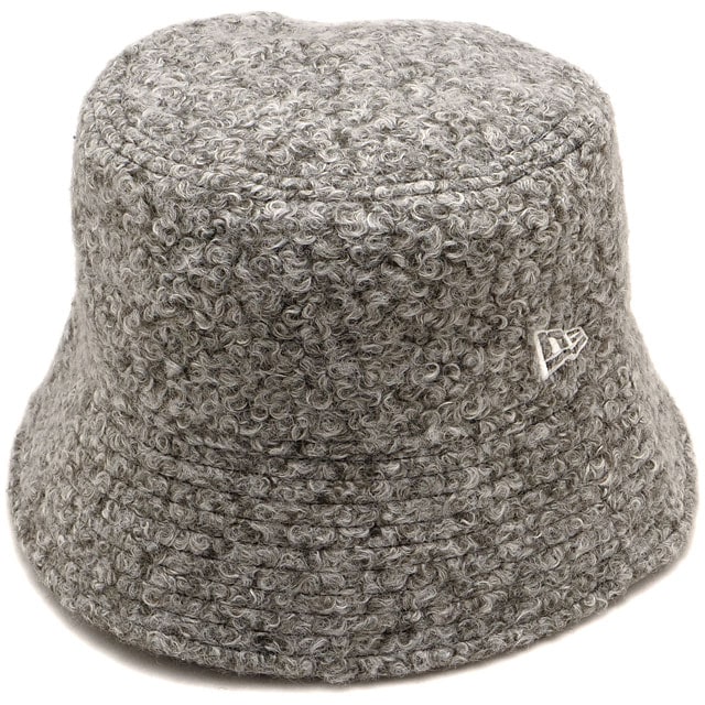 ニューエラ NEW ERA バケットハット01 SB ベーシックパイルニット [15136981 FW26] BUCKET-01 SB BASIC PILE KNIT GRY 帽子 秋冬 ストリート カジュアル グレー