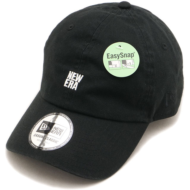 ニューエラ NEW ERA カジュアルクラシック スクエア ミニロゴ キャップ [15136944 FW26] CC SQUARE LOGO MINI BLK 帽子 ストリート カジュアル ワンポイント シンプル ブラック