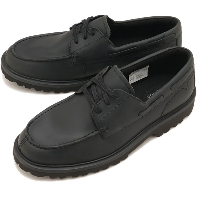 クラークス　ブラックフラットシューズ　新品 クラークス Clarks メンズ バーウィック ボート [26320303 FW26