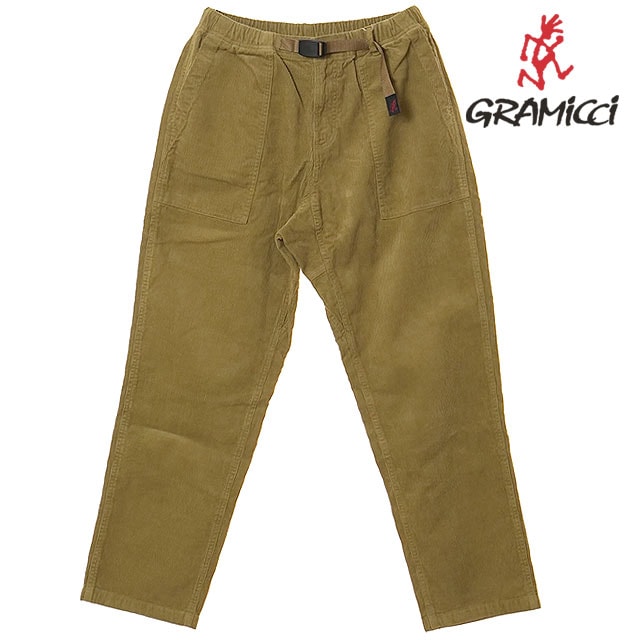 グラミチ GRAMICCI メンズ コーデュロイ ルーズ テーパード リッジ パンツ [G6FM-P079 FW26] CORDUROY LOOSE TAPERED RIDGE PANT イージーパンツ ワイドパンツ 秋冬 TAN