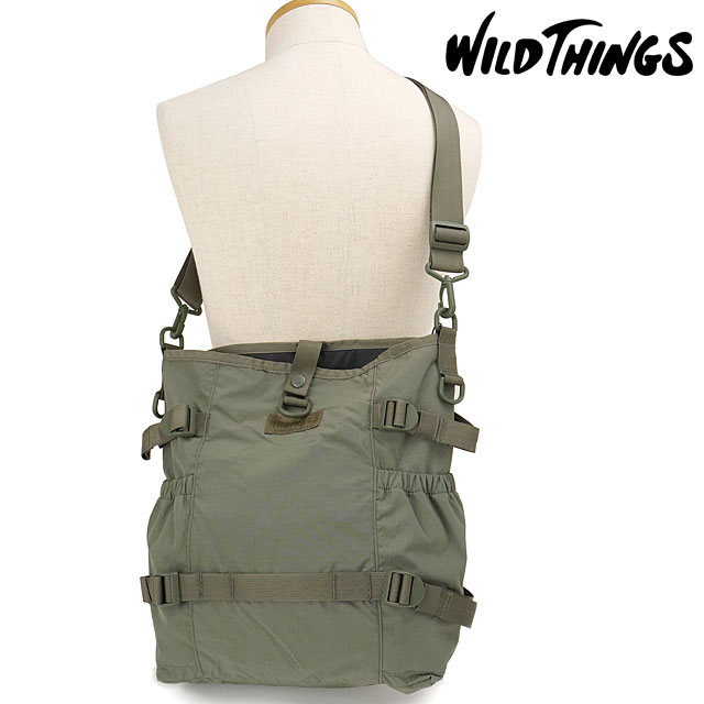 ワイルドシングス WILD THINGS ショルダーバッグ ストレージ ショルダー M [W7017 FW26] 15L STORAGE SHOULDER M ユニセックスワンショルダー ミリタリー グリーン Khaki