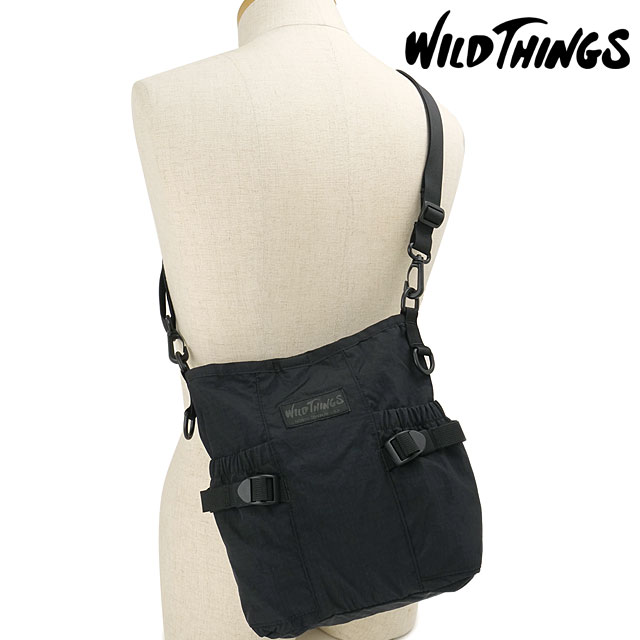 ワイルドシングス WILD THINGS ショルダーバッグ ストレージ ショルダー S [W7018 FW26] 5L STORAGE SHOULDER S ユニセックスワンショルダー ミリタリー 黒 Black