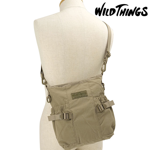 ワイルドシングス WILD THINGS ショルダーバッグ ストレージ ショルダー S [W7018 FW26] 5L STORAGE SHOULDER S ユニセックスワンショルダー ミリタリー ベージュ D.Beige