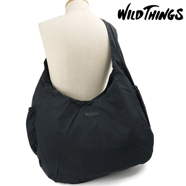 ワイルドシングス WILD THINGS ショルダーバッグ モンスター ショルダー [W7021 FW26] 25L MONSTER SHOULDER ユニセックスワンショルダー ミリタリー 黒 Black