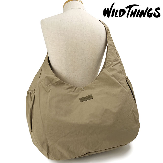 ワイルドシングス WILD THINGS ショルダーバッグ モンスター ショルダー [W7021 FW26] 25L MONSTER SHOULDER ユニセックスワンショルダー ミリタリー ベージュ D.Beige