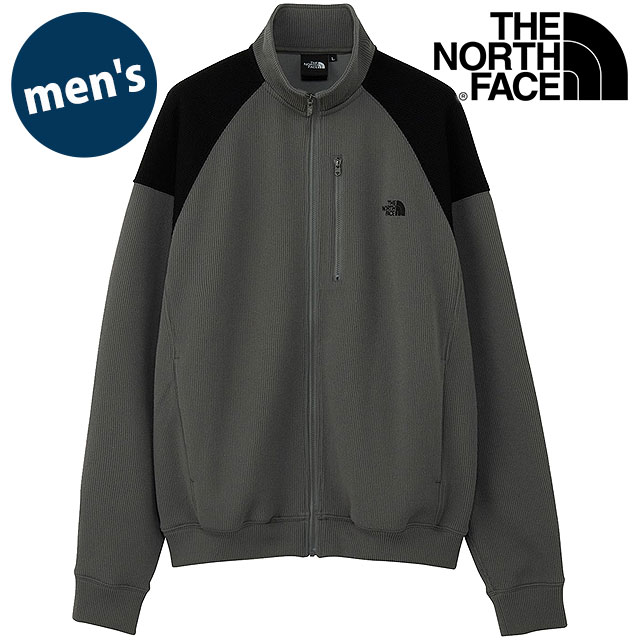 ザ・ノース・フェイス THE NORTH FACE メンズ クオーターニットフルジップジャケット [NT62633-SP FW26] Quarterknit Fullzip Jacket ノースフェイス TNF ライトアウター 軽量 通気性 イージーケア 春秋冬 グレー スモークドパール