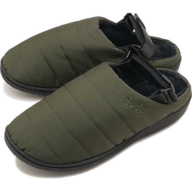 スブ SUBU サンダル ナンネン プラスエイチ [SN-14 FW26] NANNEN+H 難燃 焚き火 防寒 スリッポン 中綿 キャンプ 外履き KHAKI
