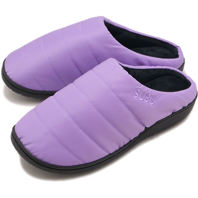 スブ SUBU サンダル [SB-39 FW26] SUBU 冬サンダル スリッポン 防寒 中綿 軽量 室内履き 外履き あったか LAVENDER