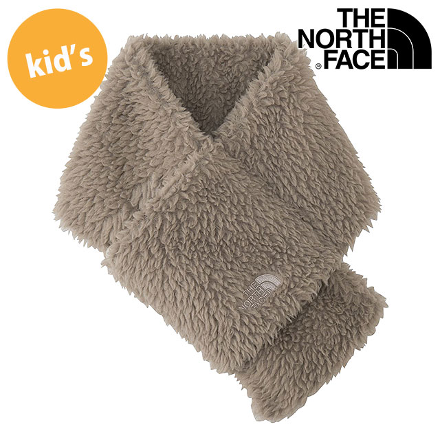 ザ・ノース・フェイス THE NORTH FACE キッズカドルフリースマフラー [NNJ72610-MR FW26] Kids' Cuddle Fleece Muffler 男の子・女の子 ノースフェイス TNF 子供 ネックウォーマー 防寒 ボアフリース ブラウン マッシュルーム