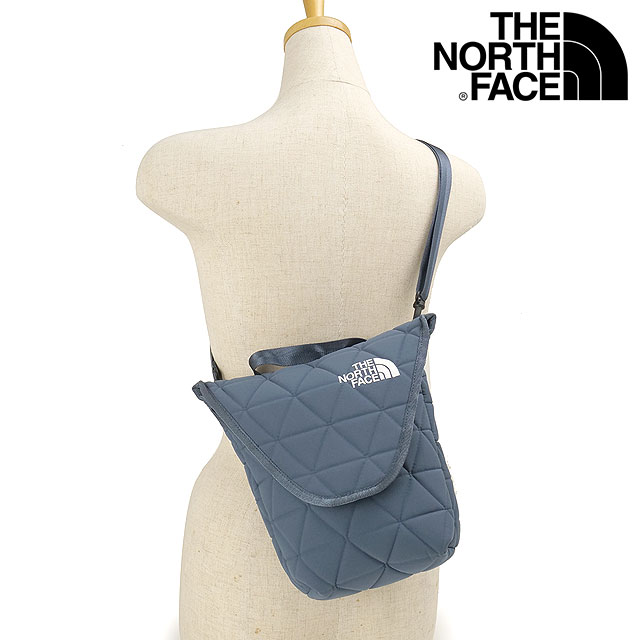 ザ・ノース・フェイス THE NORTH FACE ショルダーバッグ ジオフェイスミニショルダー [NM72671-SL FW26] 2.5L Geoface Mini Shoulder ノースフェイス TNFワンショルダー 斜めがけ 小さめ コンパクト グレー スレートグレー