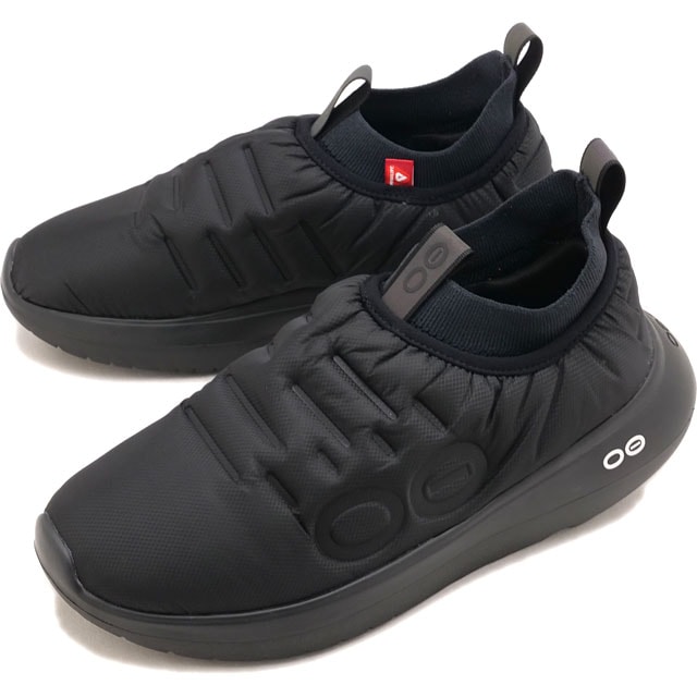 【6か月保証】ウーフォス OOFOS メンズ ウーマイ サーモ ゼン [2001150052262 FW26] Men's OOmy Thermo Zen リカバリーシューズ 中綿 プリマロフト 防寒 軽量 秋冬 黒 Black/Black