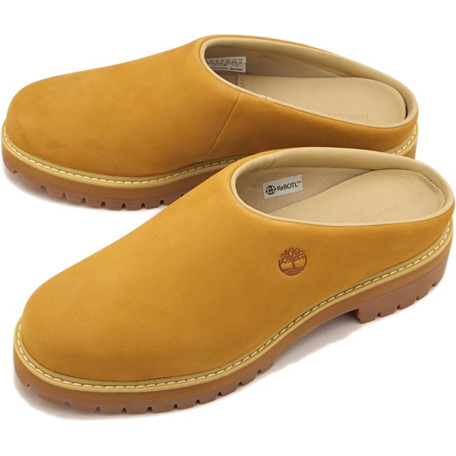 ティンバーランド Timberland クロッグシューズ メンズ ヘリテージクロッグ [A5RCB-754 FW26] HERITAGE CLOGサボシューズ 室内履き ベージュ WHEAT