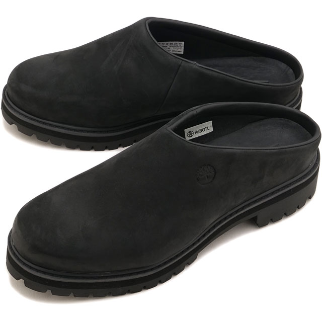 ティンバーランド Timberland クロッグシューズ メンズ ヘリテージクロッグ [A5RCB-W05 FW26] HERITAGE CLOGサボシューズ 室内履き 黒 BLACK