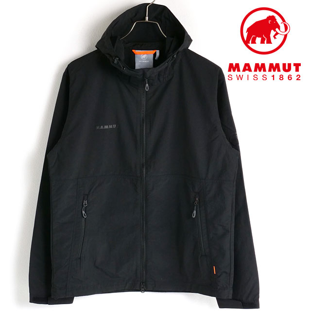 マムート MAMMUT ハイキングWBフーデットジャケットAF メンズ [1012-00391-0001 SS22] Hiking WB Hooded Jacket AF Men キャンプ シェルジャケット BLACK 黒 ブラック