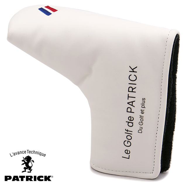パトリック ゴルフ PATRICK GOLF パターカバー [241-840 FW24] PUTTER COVER ピンタイプ ブレードタイプ WHT ホワイト