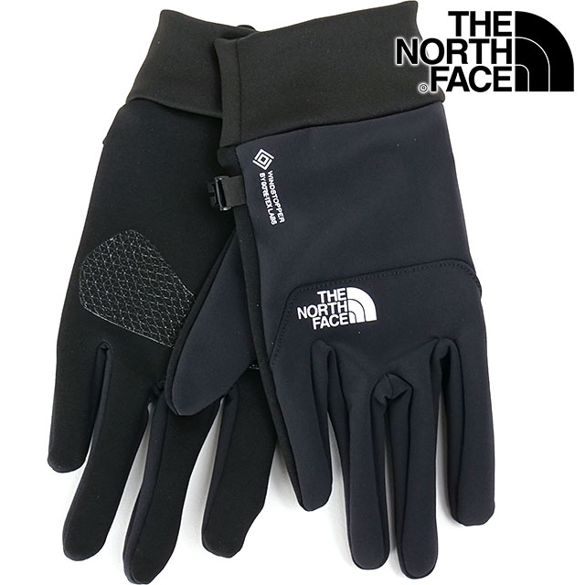 ザ・ノース・フェイス THE NORTH FACE ウインドストッパーイーチップグローブ [NN62519-K FW25] Windstopper Etip Glove TNF 手袋 スマホ対応 フリースグローブ 防風 ブラック 【メール便配送】