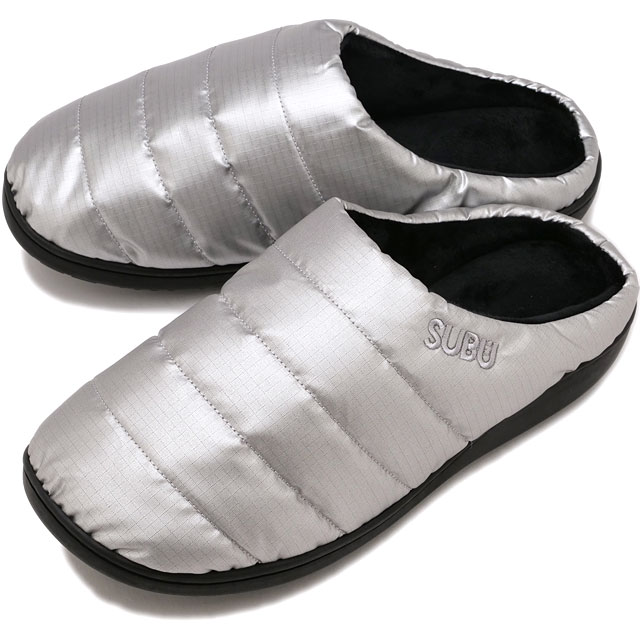 スブ SUBU 冬用サンダル [SB-321 FW25] SUBU クロッグ ルームシューズ オフィス キャンプ SILVER
