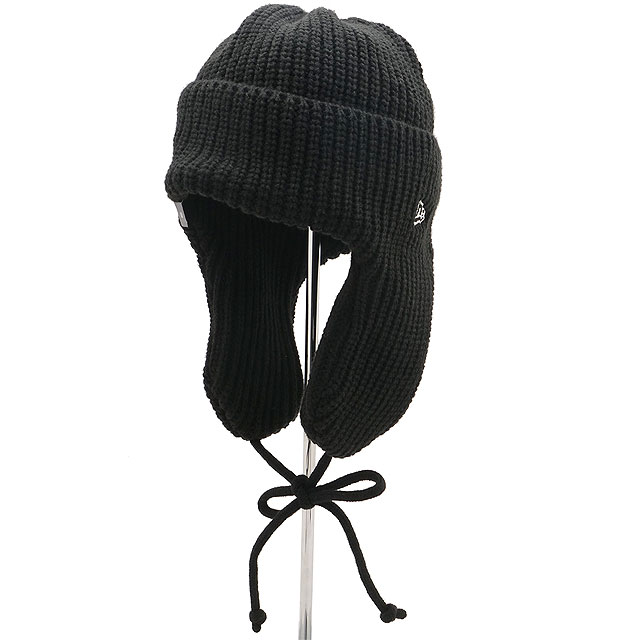 ニューエラ NEW ERA ニット トラッパー キャップ [15119649 FW26] KNIT TRAPPER BLK 263 帽子 ニットキャップ 防寒 フライトキャップ 秋冬 ブラック
