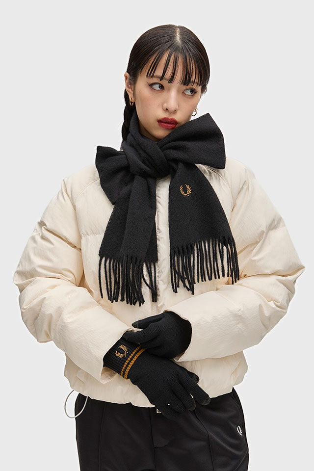 フレッドペリー FRED PERRY プレーン ウーブンスカーフ [C3320-102