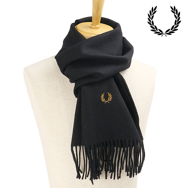 フレッドペリー FRED PERRY プレーン ウーブンスカーフ [C3320-102