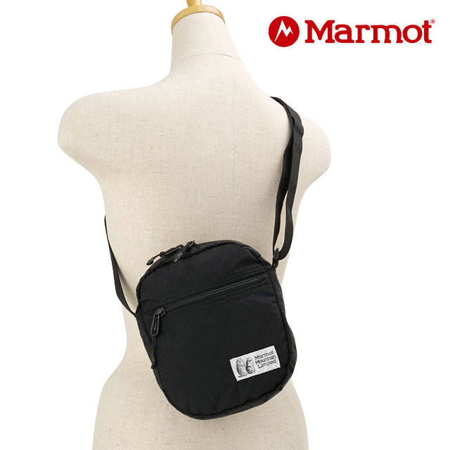 マーモット Marmot エムエムダブリュー ミニショルダーバッグ [MTFW26UBG236 FW26] MMW Mini Shoulder ナイロンリップストップ 撥水 軽量 コンパクト 2L 斜めがけ タウンユース BLACK 【メール便配送】