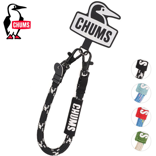 チャムス CHUMS スポテッドガーデンイールロープストラップ [CH62-2237 FW26] Spotted Garden Eel Rope Strap 小物 スマホストラップ ハンドストラップ 落下防止 【メール便配送】