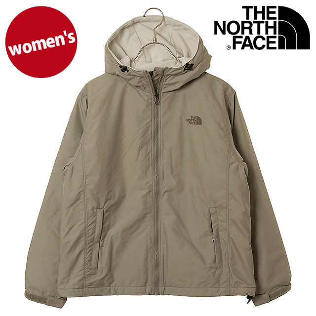 ザ・ノース・フェイス THE NORTH FACE レディース コンパクトノマドジャケット [NPW72531-MR FW26] Compact Nomad Jacket ウィメンズ ノースフェイス TNF 軽量 パッカブル 携帯 旅行 防風 薄手 春秋 ブラウン マッシュルーム