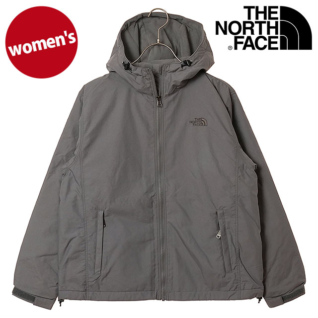 ザ・ノース・フェイス THE NORTH FACE レディース コンパクトノマドジャケット [NPW72531-SP FW26] Compact Nomad Jacket ウィメンズ ノースフェイス TNF 軽量 パッカブル 携帯 旅行 防風 薄手 春秋 グレー スモークドパール