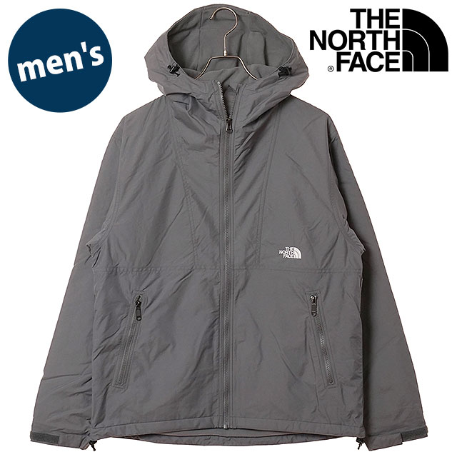 ザ・ノース・フェイス THE NORTH FACE メンズ コンパクトノマドジャケット [NP72531-SP FW26] Compact Nomad Jacket ノースフェイス TNF 軽量 パッカブル 携帯 旅行 防風 薄手 春秋 グレー スモークドパール
