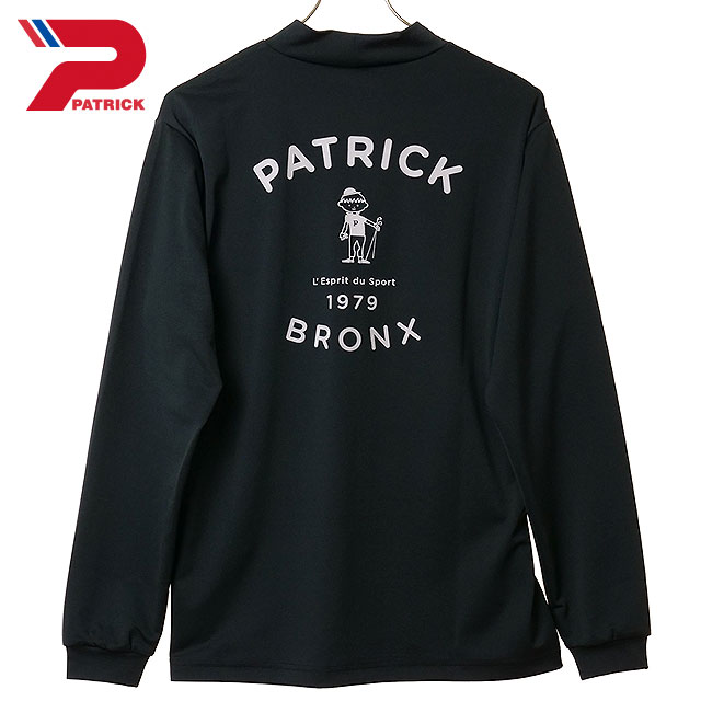 パトリック PATRICK GOLF ゴルフウェア メンズ U PG長袖モックネック [264-111 FW26] U PG長袖モックネック 日本製 吸水速乾 ストレッチ ロンT おしゃれ ブラック BLK