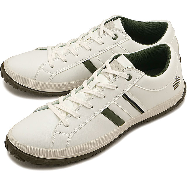 アドミラル Admiral スニーカー メンズ アルビー [133801-272 FW26] AD801 ALBIEカジュアル ローカット 抗菌防臭インソール 白 White/Pistachio