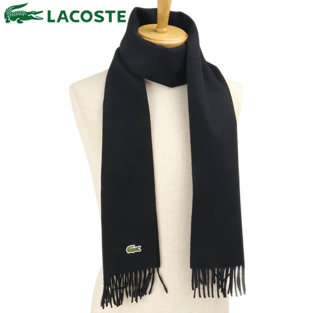 ラコステ LACOSTE メリノウールスクールマフラー [RE052J-99-031 FW26