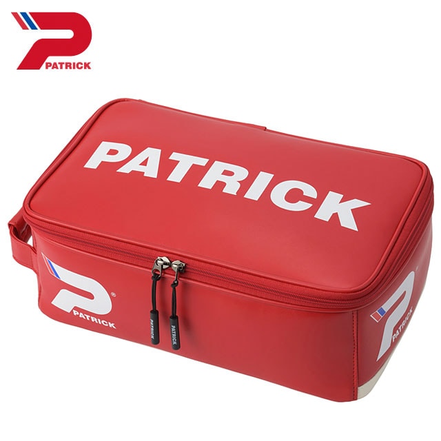 パトリック PATRICK GOLF ゴルフ P ボックス シューズケース [264-697 FW26] P BOX SHOECASE シューズボックスデザイン マルチケース シューズバッグ レッド RED