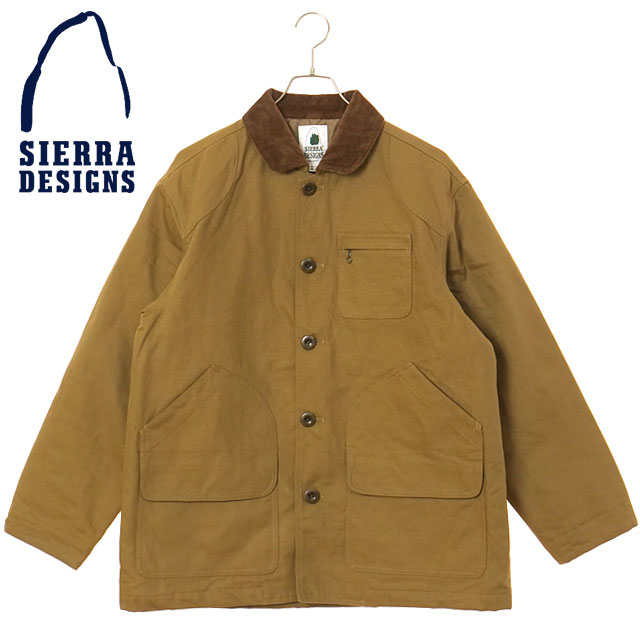 シエラデザインズ SIERRA DESIGNS メンズ 90's コットンカバーオール [831011 FW26] 90's COTTON COVERALL ワークジャケット 日本製 カジュアル アメカジ ベージュ Tan